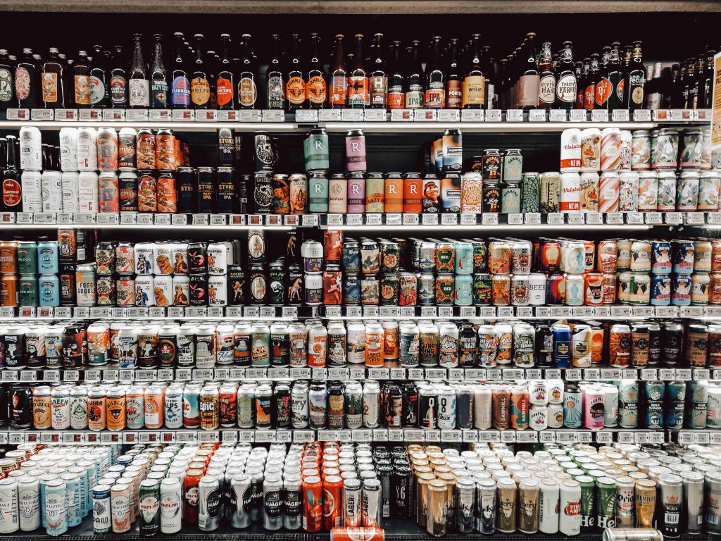 Variedade de bebidas japonesas