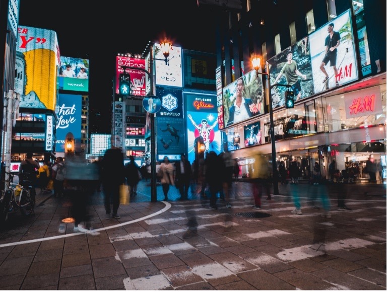 Các khu vực ở Osaka 4 Nhịp sống đêm ở Osaka