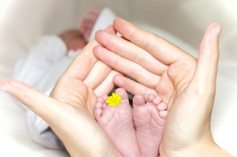 Hands of a mother