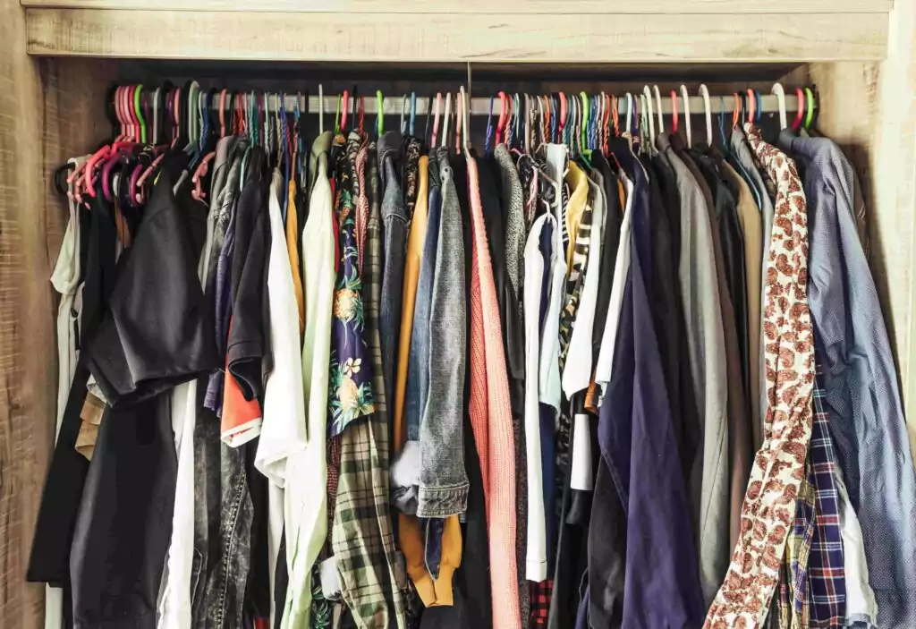 Hanged clothing