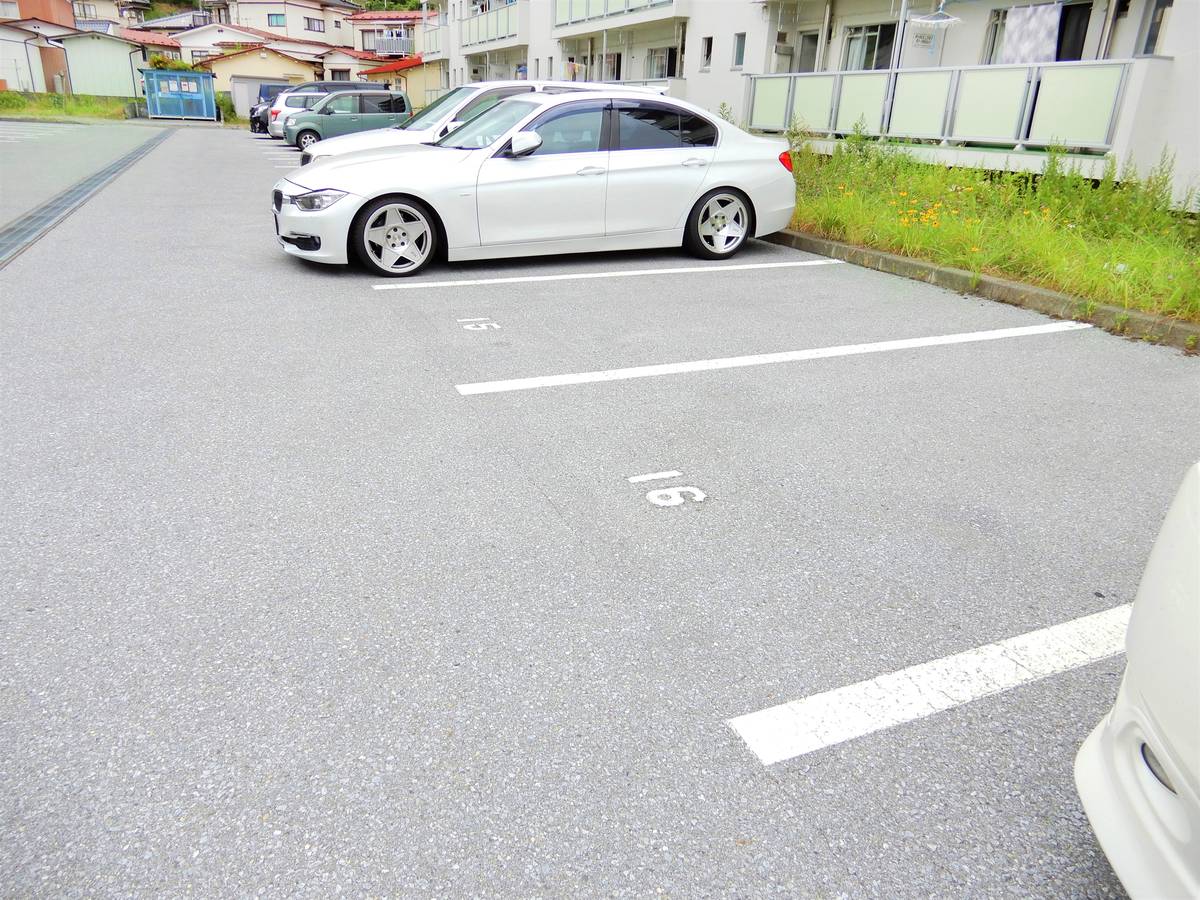 Parking lot of Village House Oofunato in Ofunato-shi