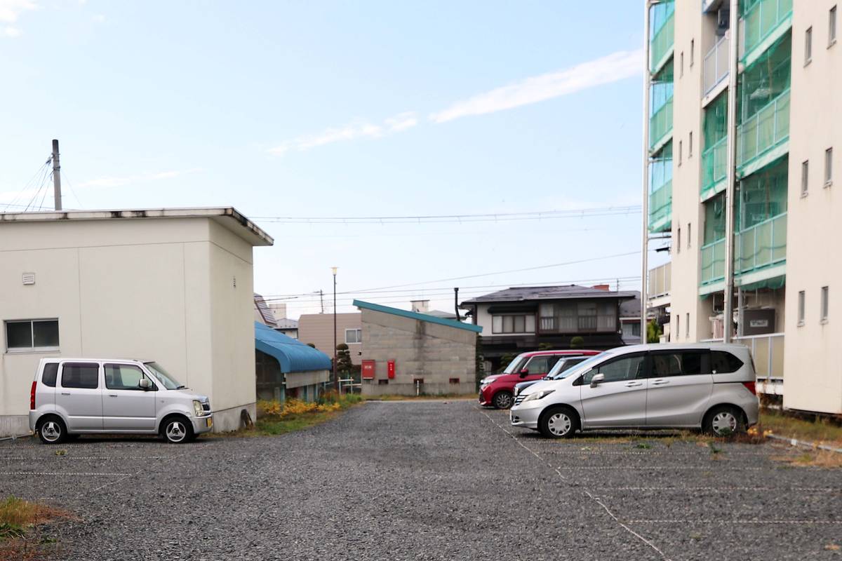 Parking lot of Village House Tsuchidoi in Yamagata-shi