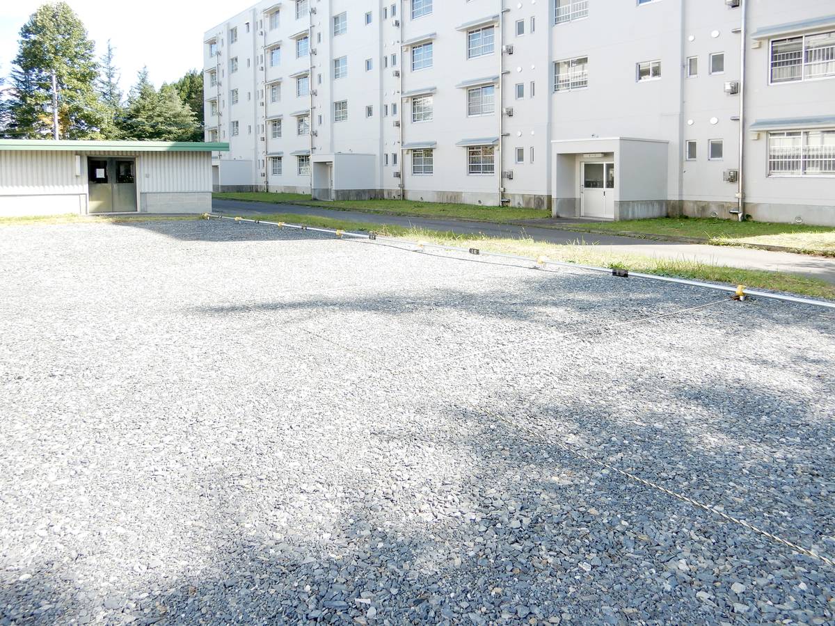 Parking lot of Village House Umeda in Ichinoseki-shi