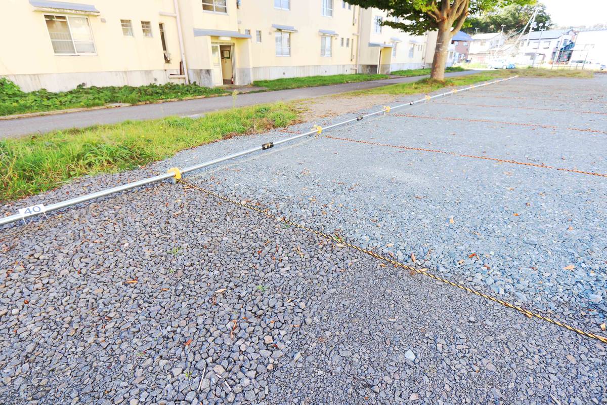 Parking lot of Village House Yokote in Yokote-shi