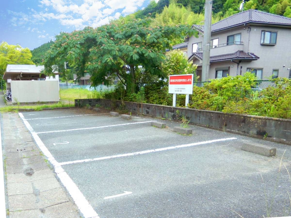 Parking lot of Village House Onahama in Iwaki-shi
