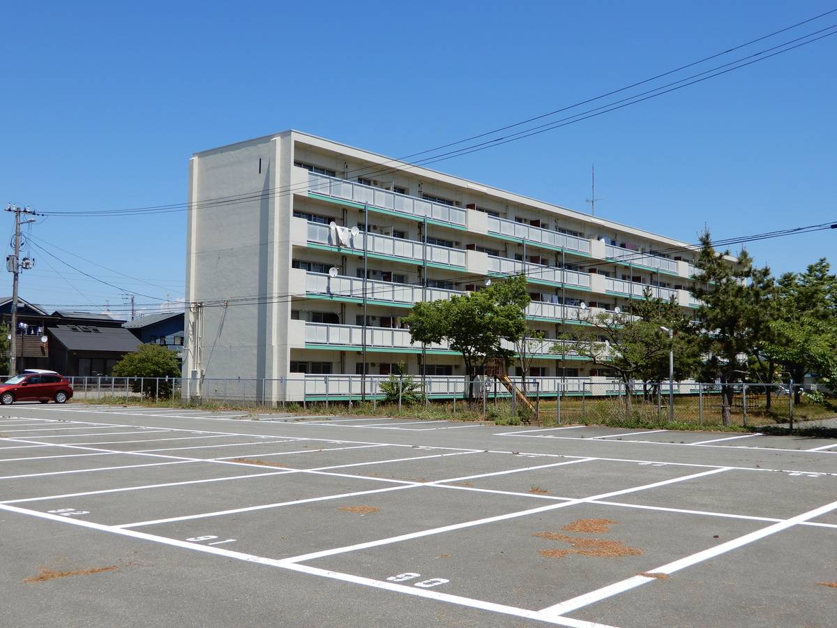 Parking lot of Village House Katsuhira in Akita-shi