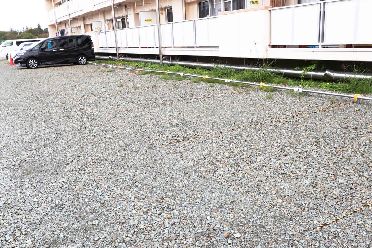 Parking lot of Village House Takizwa Osaki in Takizawa-shi