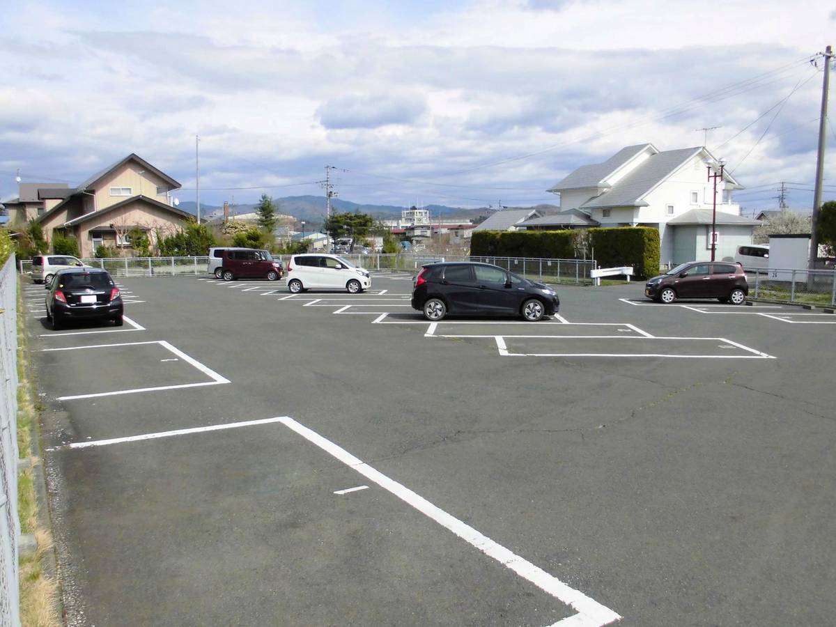 Parking lot of Village House Shiwa Chuo in Shiwa-gun