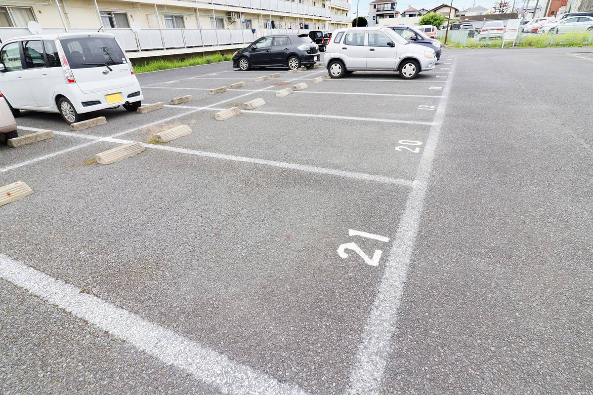 Parking lot of Village House Kushizaki in Matsudo-shi
