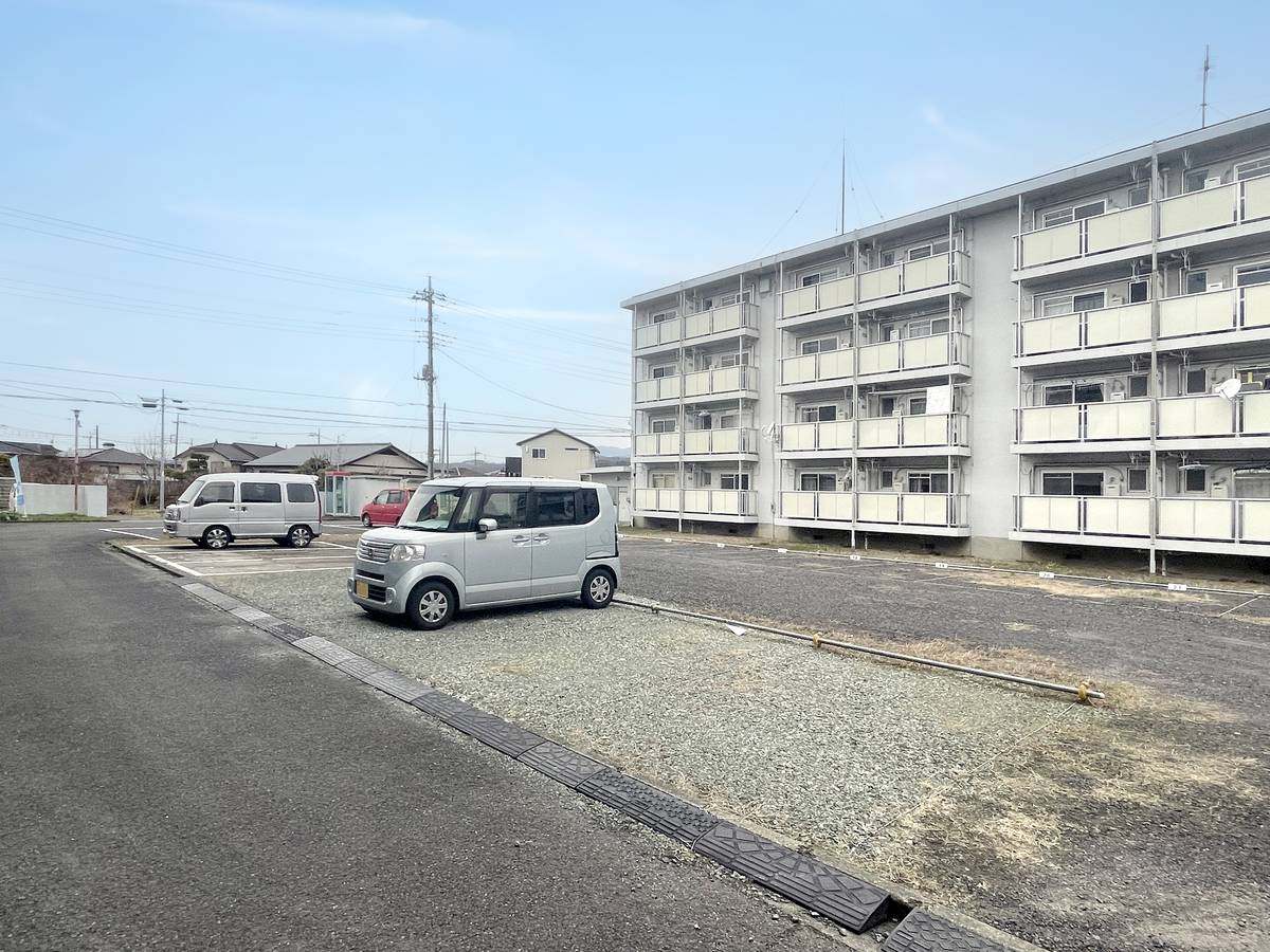 Parking lot of Village House Kawauchi in Kiryu-shi