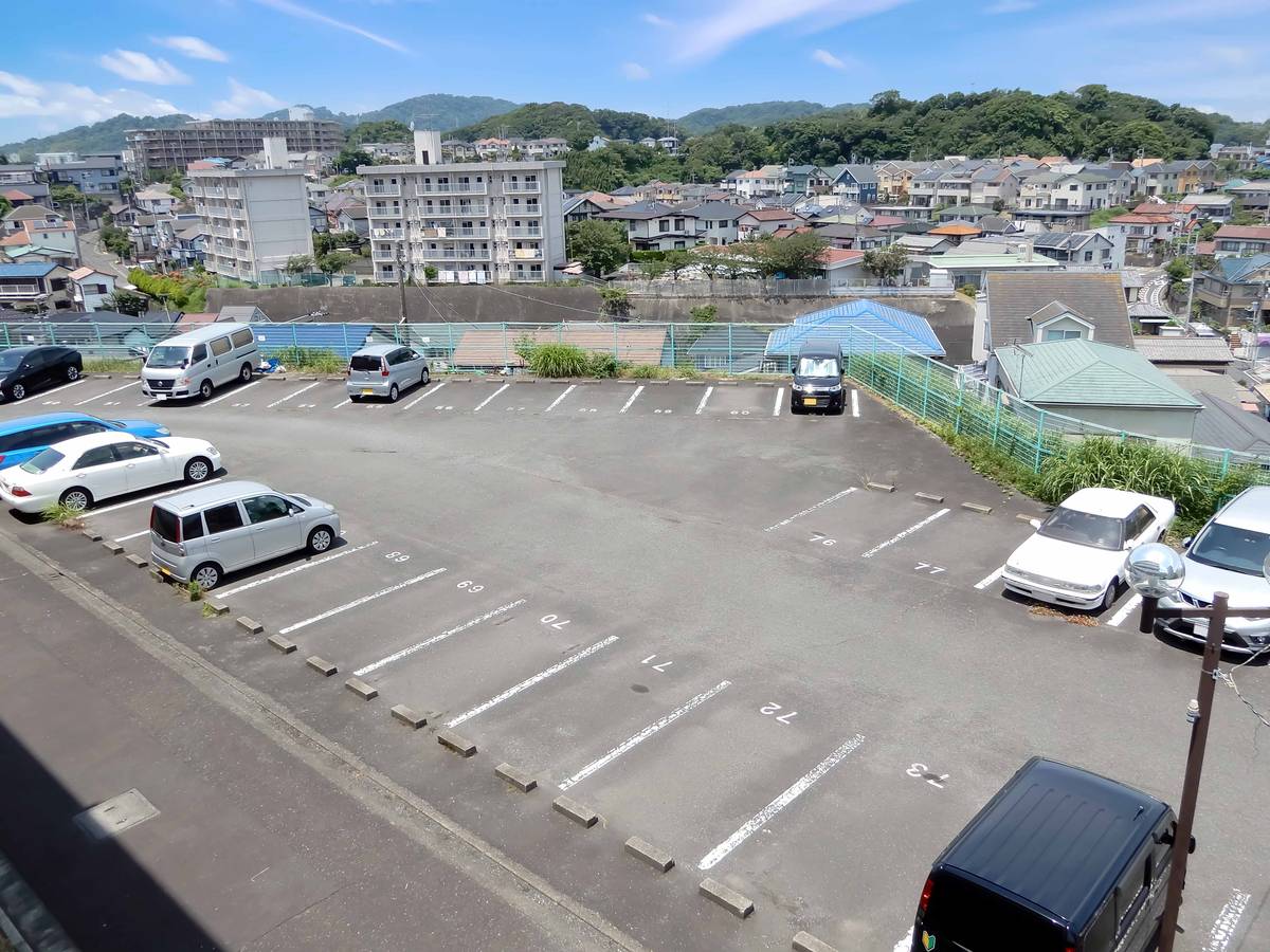 Parking lot of Village House Iriyamazu in Yokosuka-shi