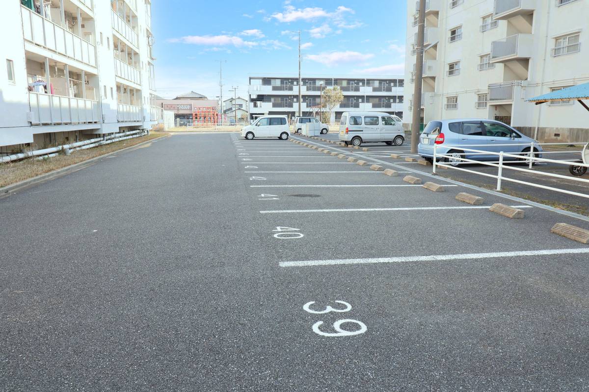 Parking lot of Village House Kimitsu in Kimitsu-shi