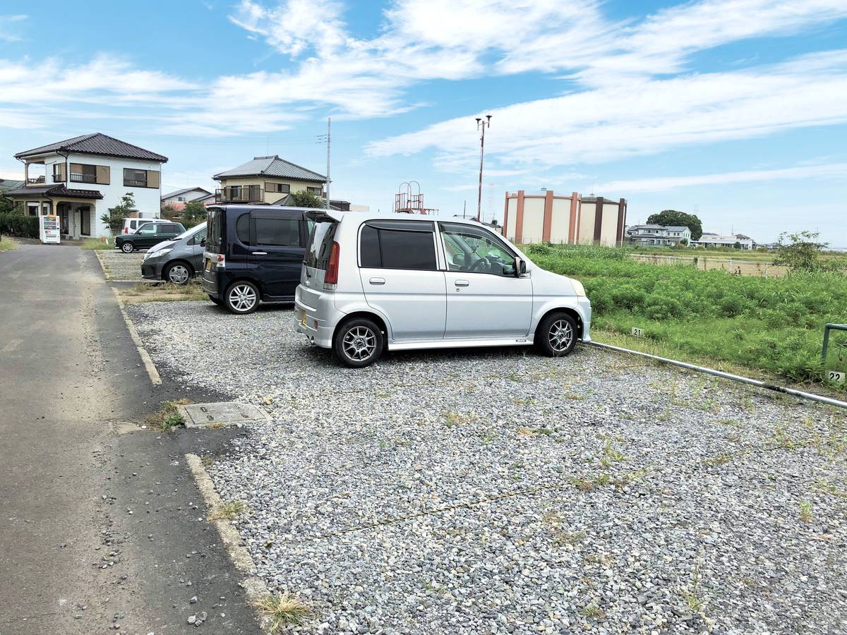 Parking lot of Village House Ishige in Joso-shi