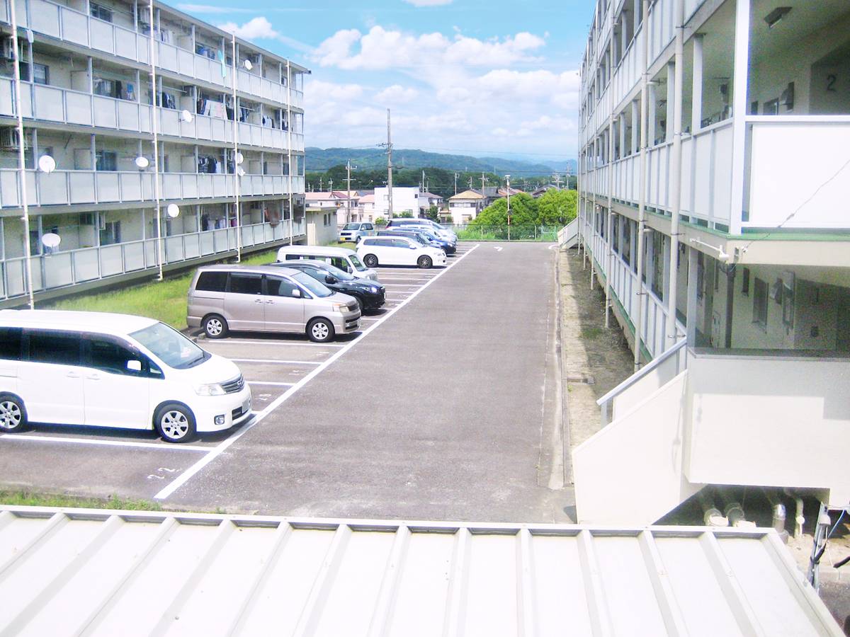 Parking lot of Village House Miai in Okazaki-shi