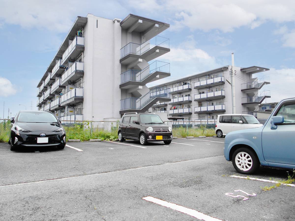 Parking lot of Village House Nakatsugawa in Nakatsugawa-shi