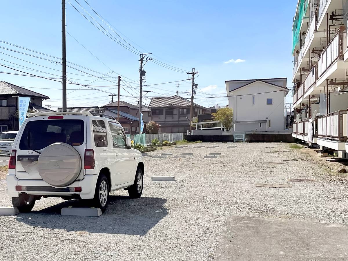 Parking lot of Village House Terano in Tsushima-shi