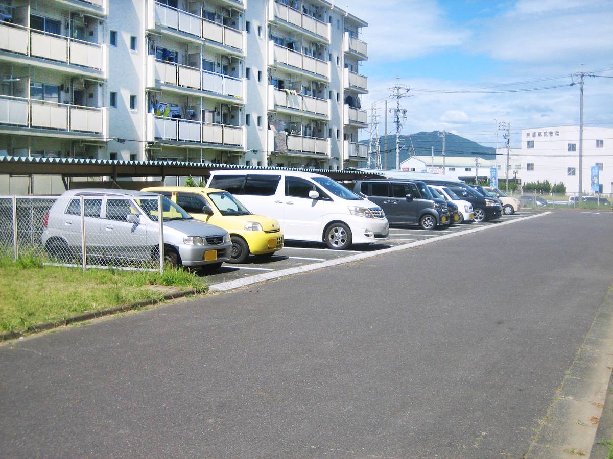 Parking lot of Village House Hiroishi in Gamagori-shi