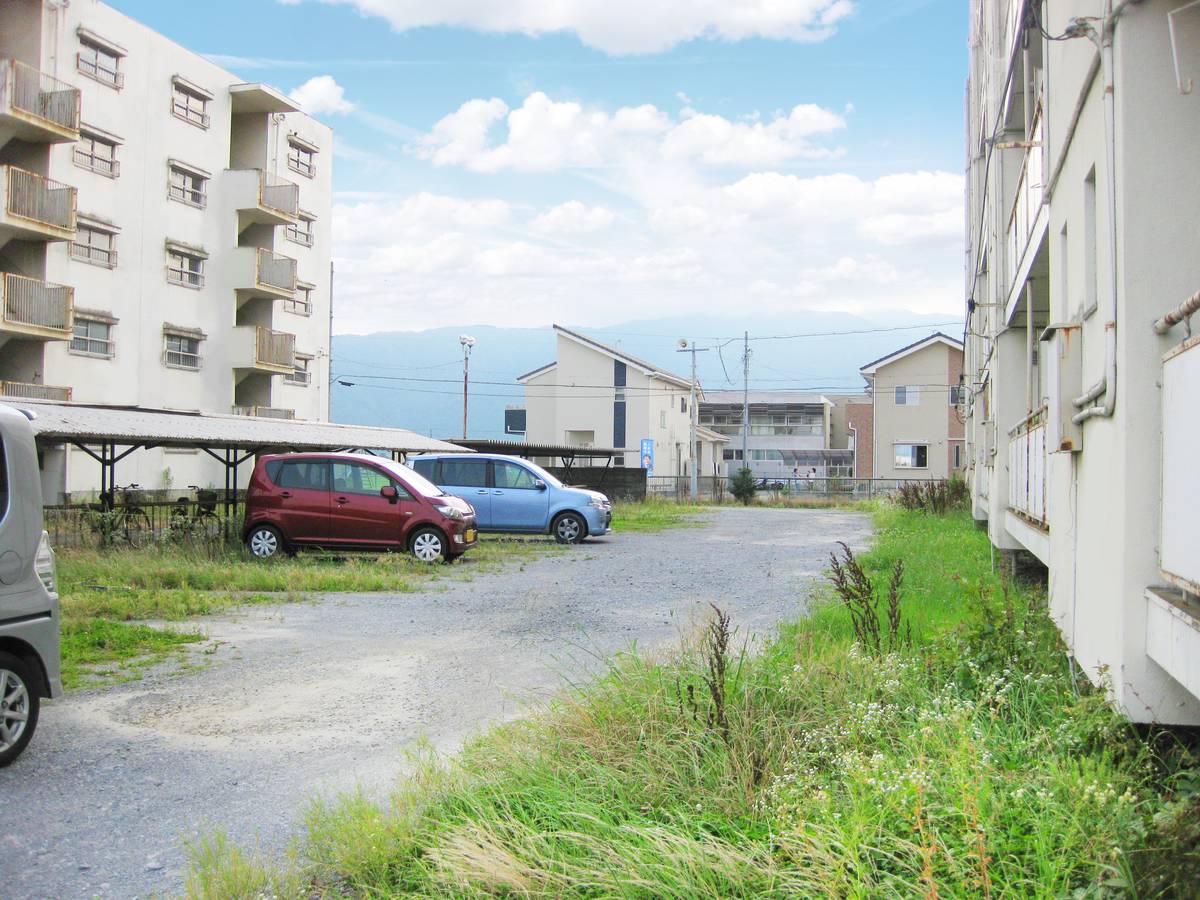 Parking lot of Village House Ikeda in Ibi-gun