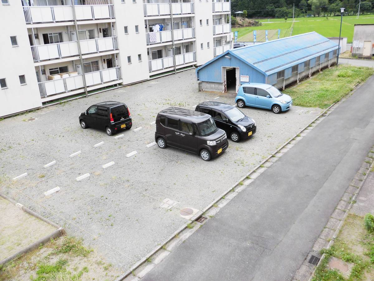Parking lot of Village House Takayama in Takayama-shi