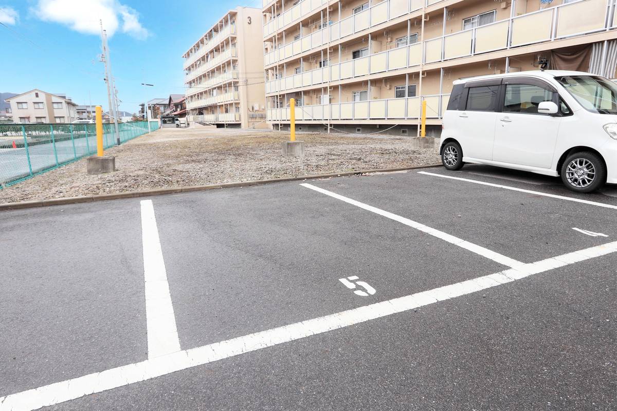 Parking lot of Village House Kawase in Hikone-shi