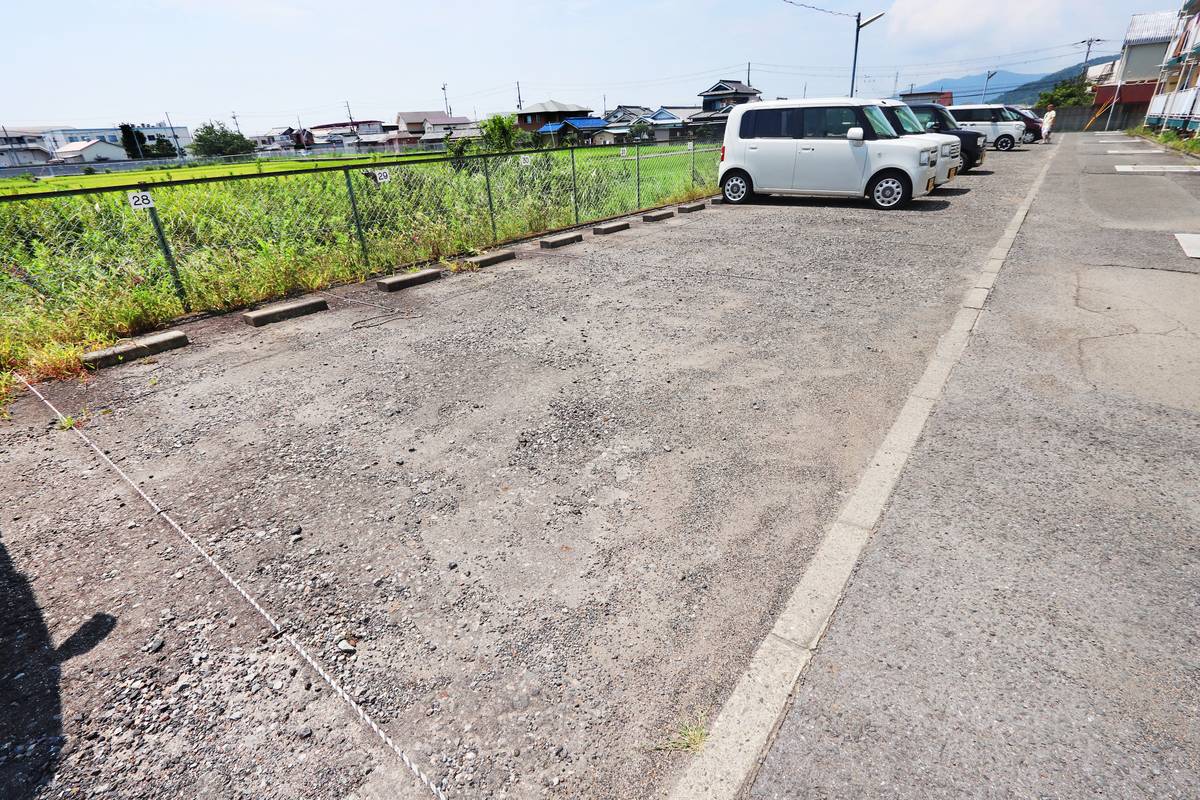 Parking lot of Village House Fujita in Gobo-shi