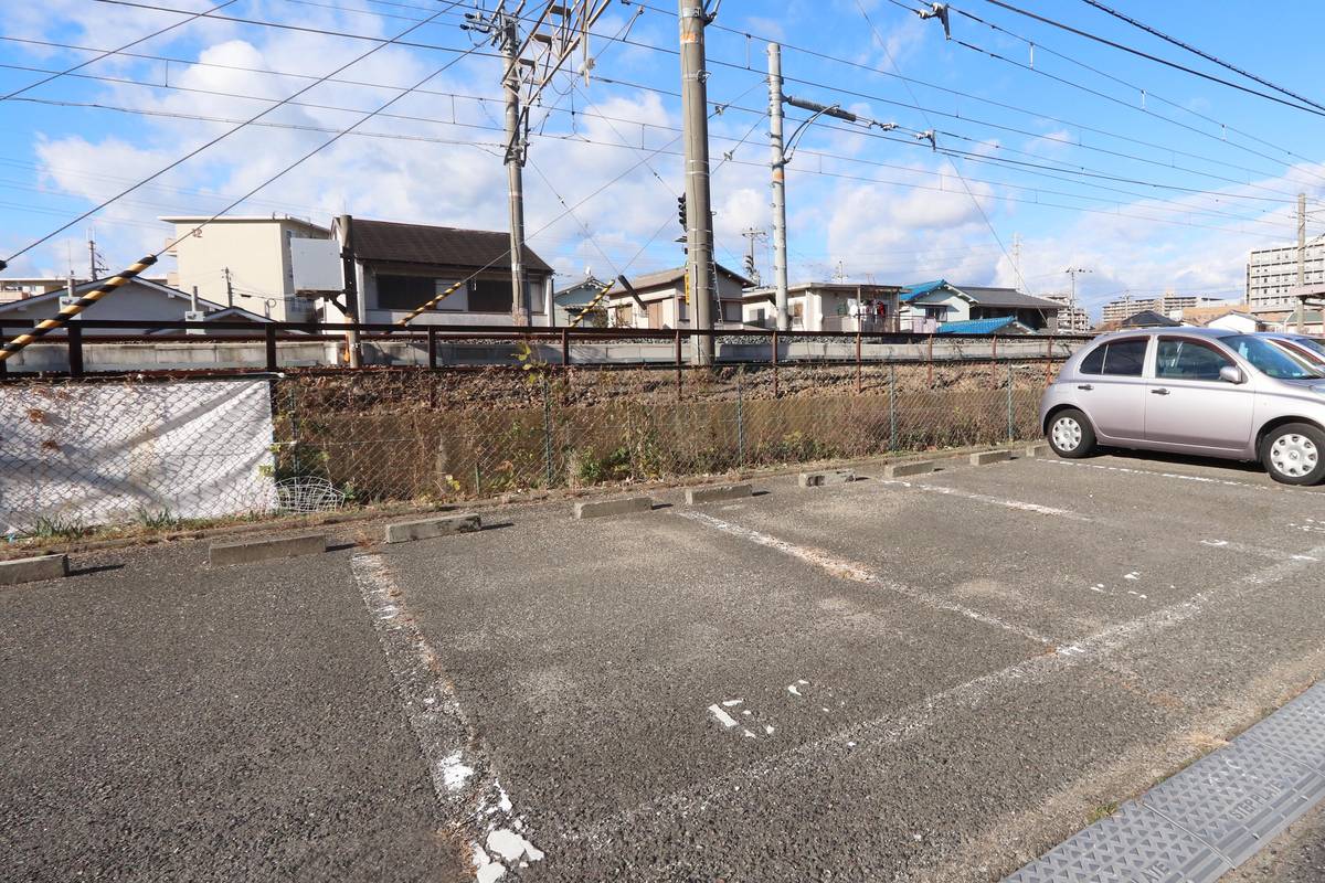 Parking lot of Village House Kubo in Kaizuka-shi