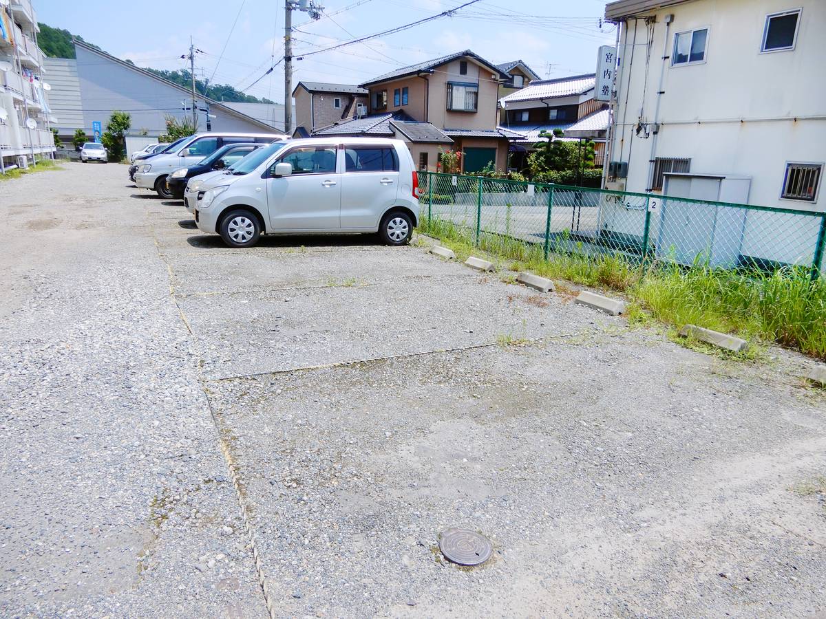 Parking lot of Village House Miyauchi in Omihachiman-shi