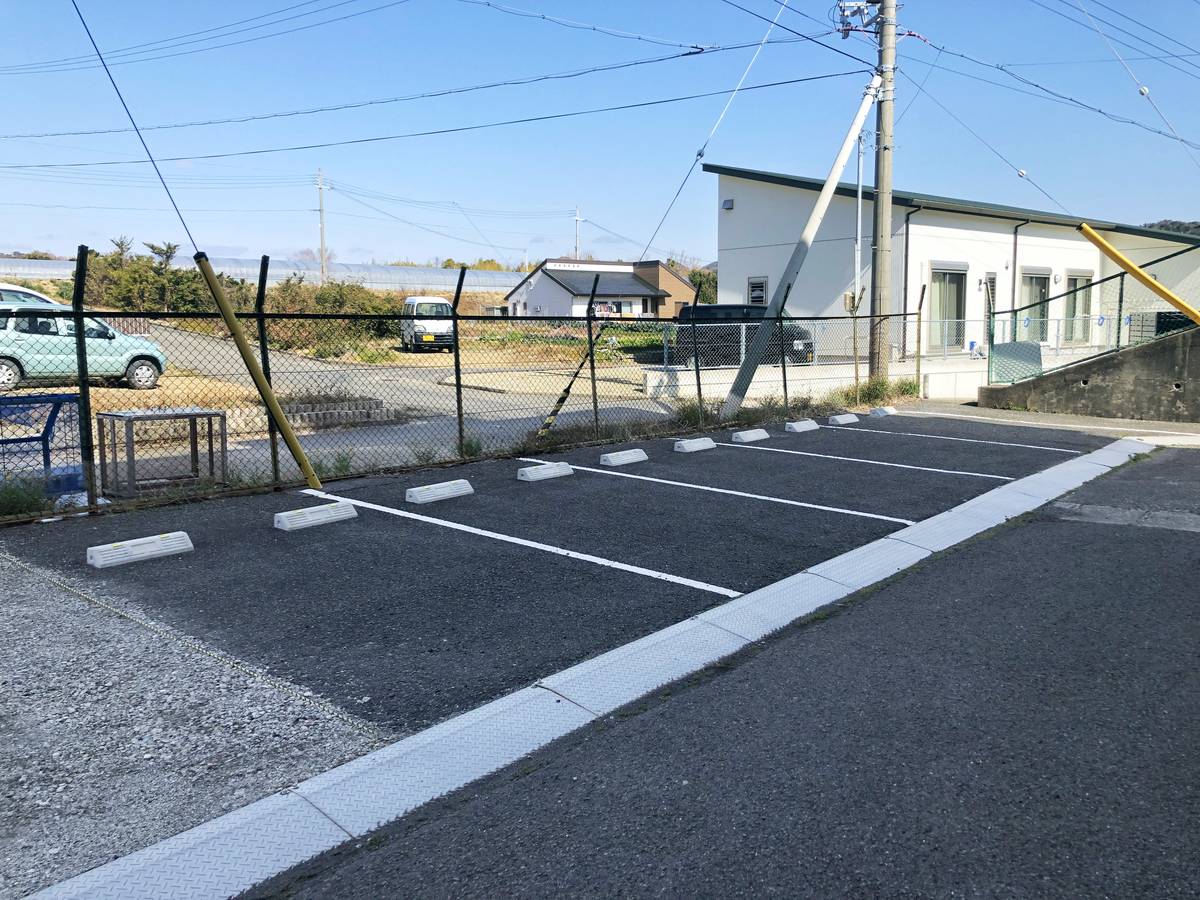 Parking lot of Village House Inami in Hidaka-gun