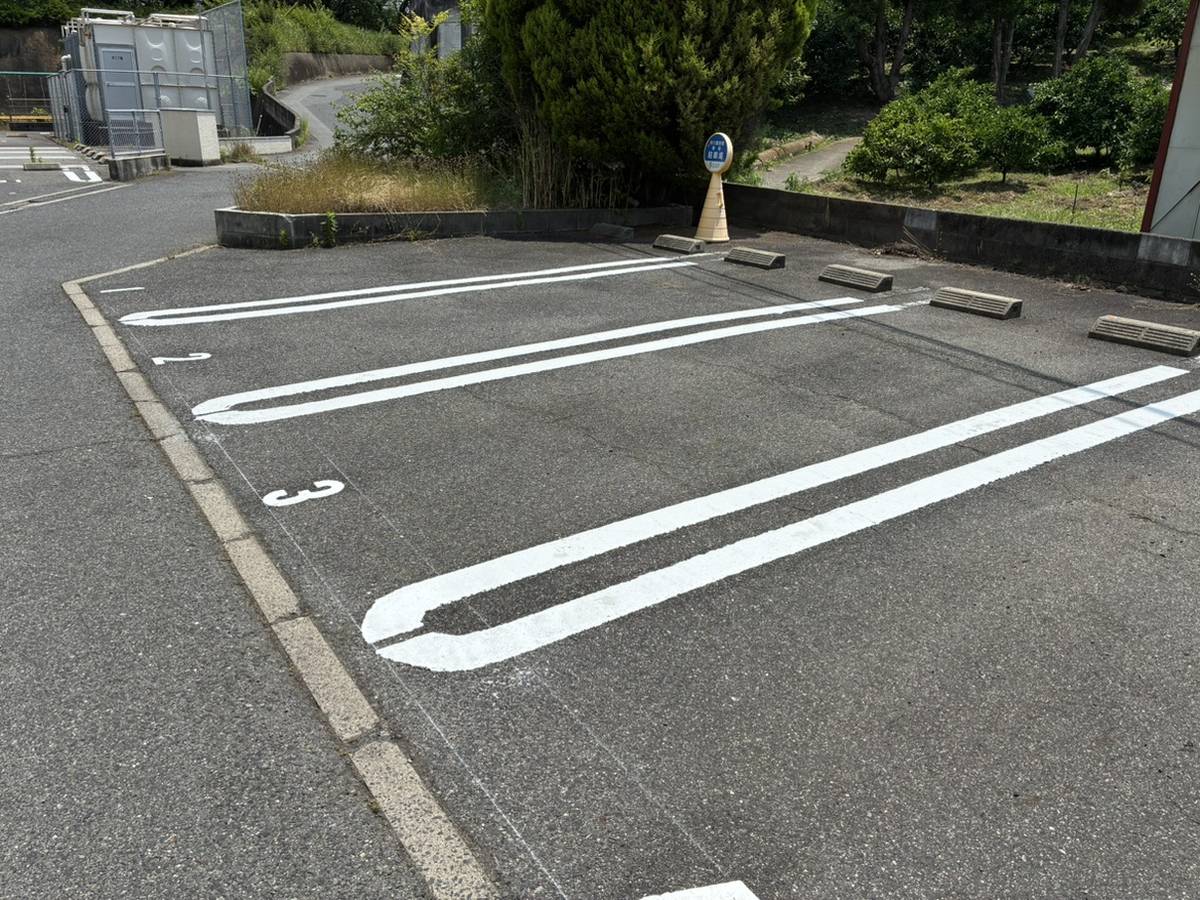 倉敷市ビレッジハウス玉島の駐車場