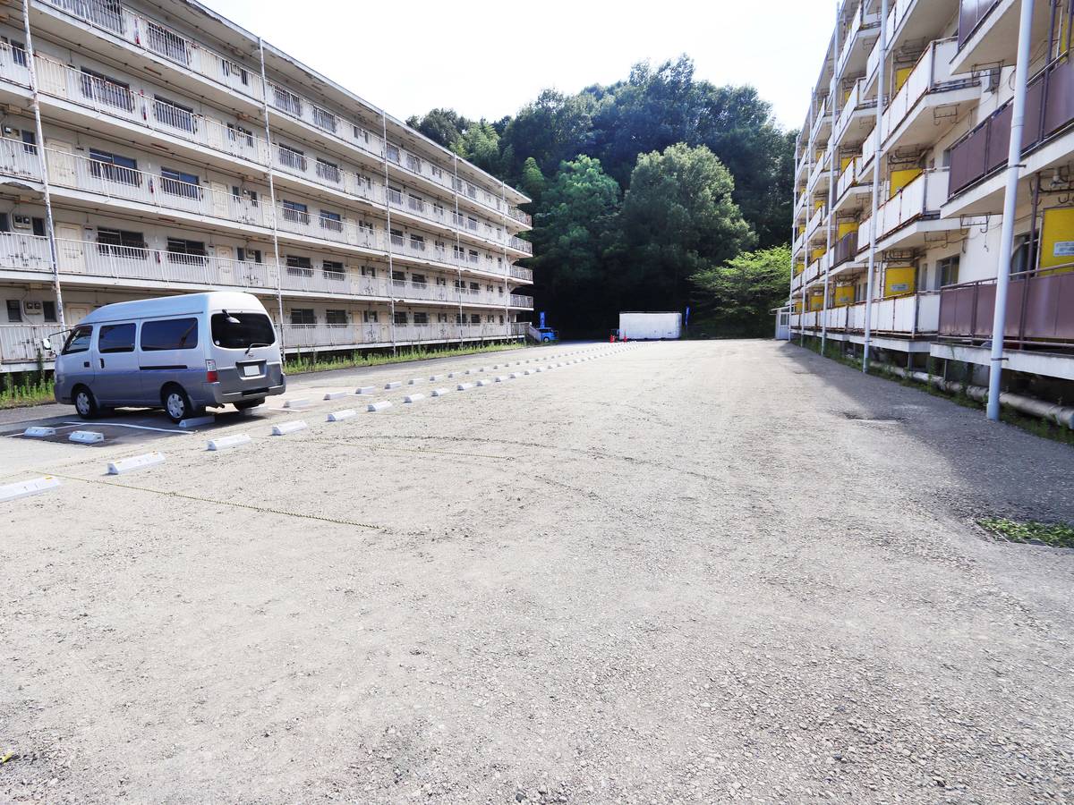 Parking lot of Village House Seto in Fukuyama-shi