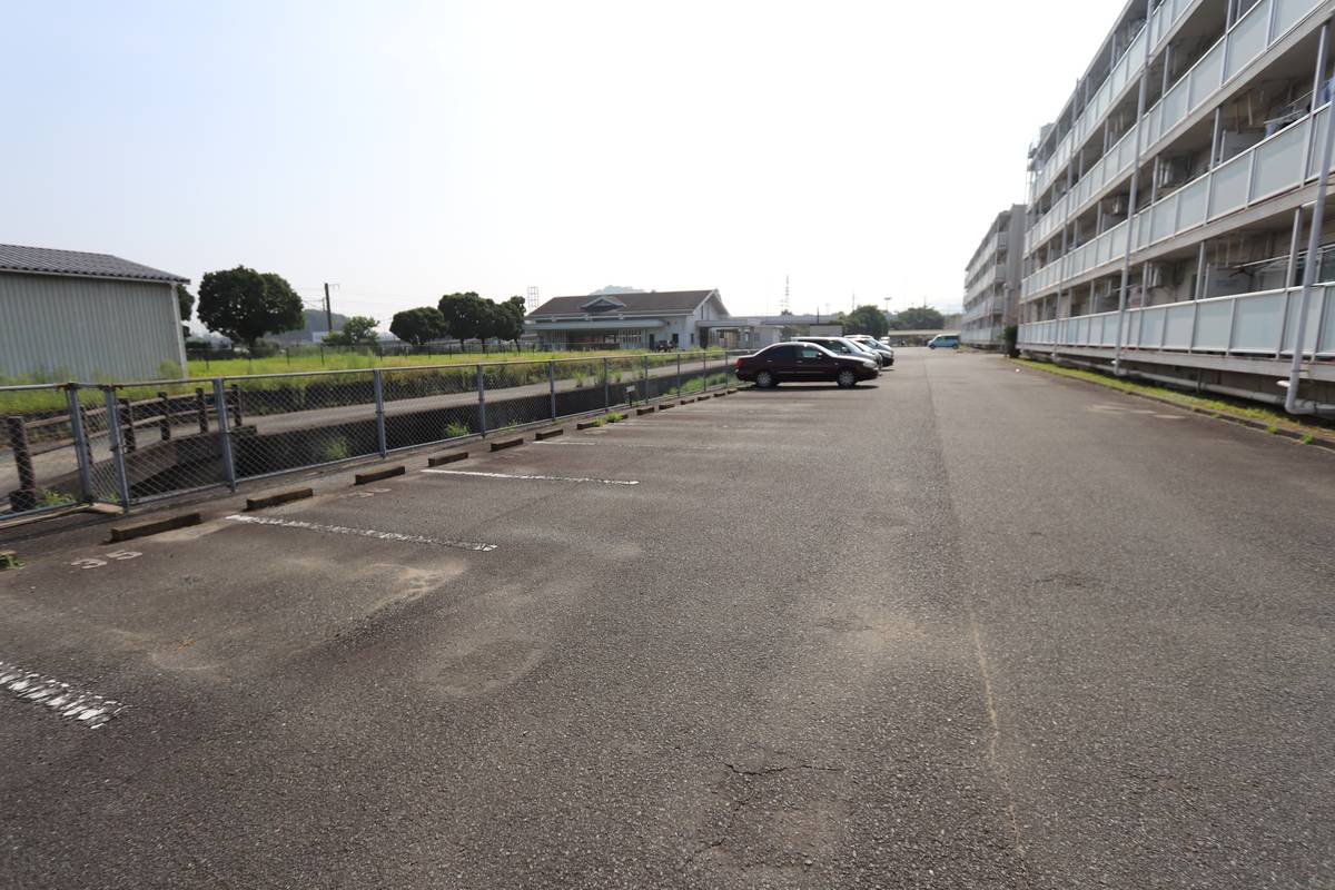 Parking lot of Village House Tosu in Tosu-shi