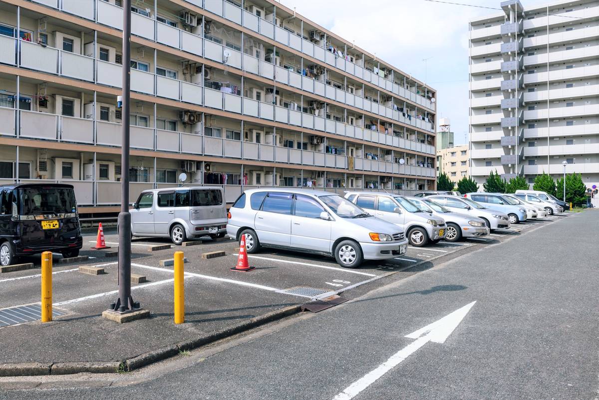 Parking lot of Village House Yoshizuka in Hakata-ku