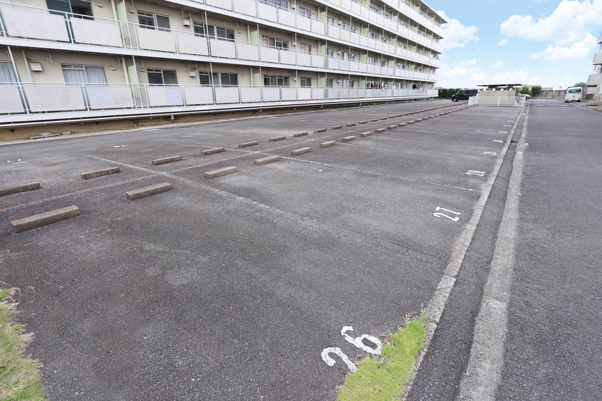 Parking lot of Village House Saga in Saga-shi