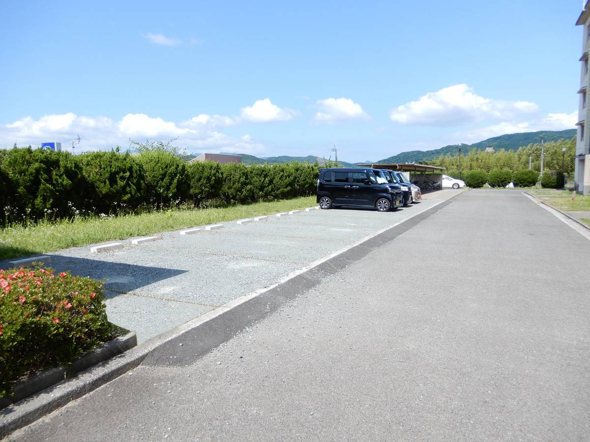 Parking lot of Village House Shounai in Iizuka-shi