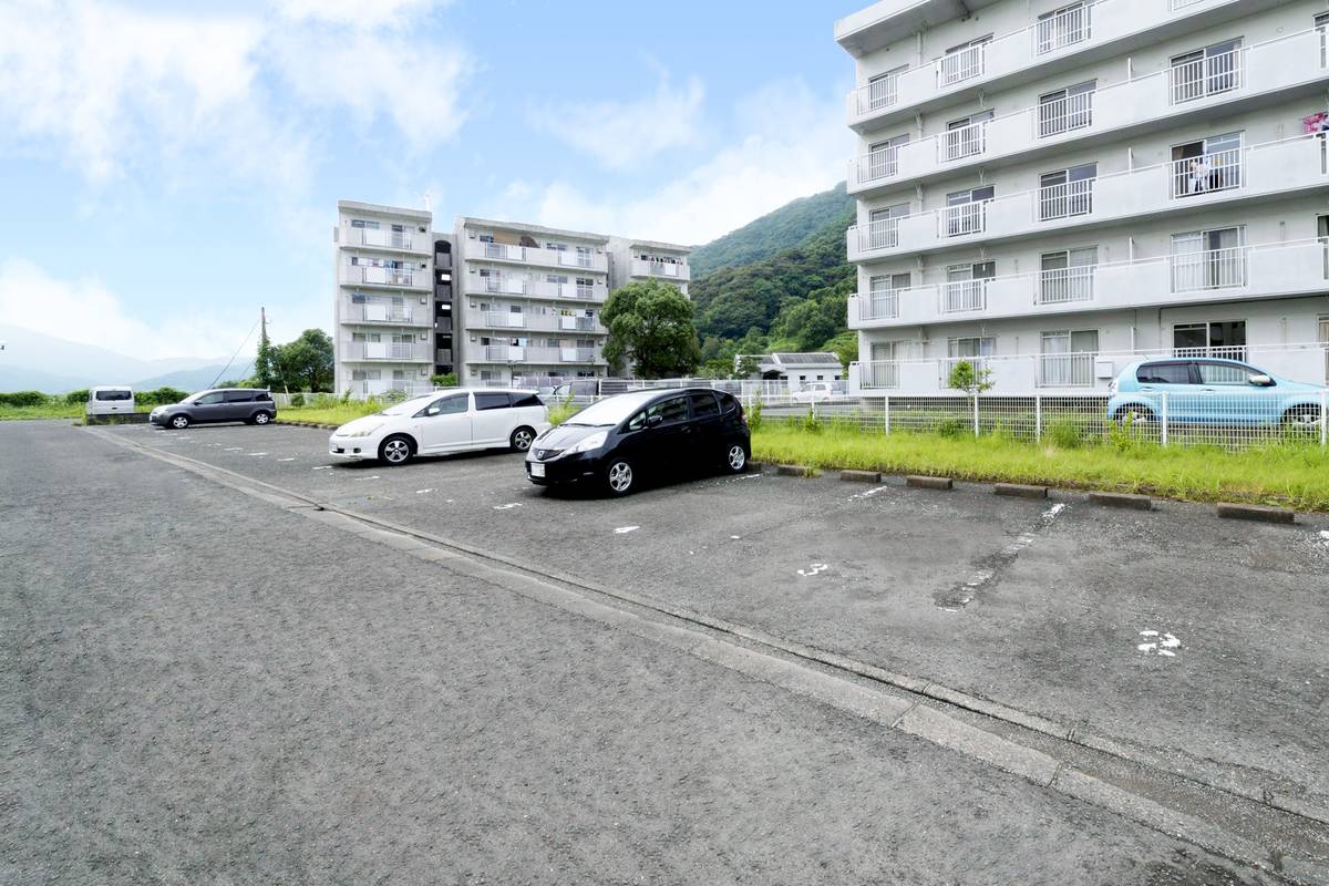 Parking lot of Village House Yagami in Nagasaki-shi
