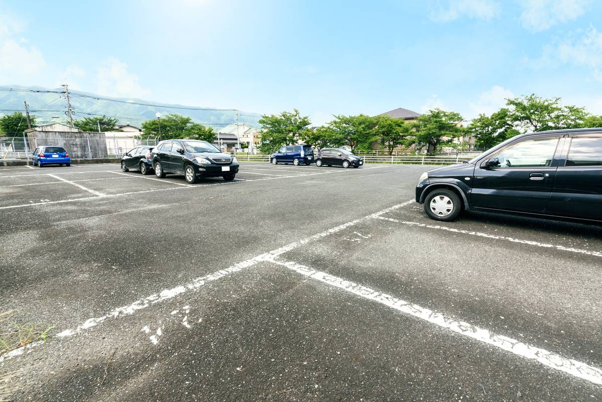 Parking lot of Village House Yoshii 2 in Ukiha-shi