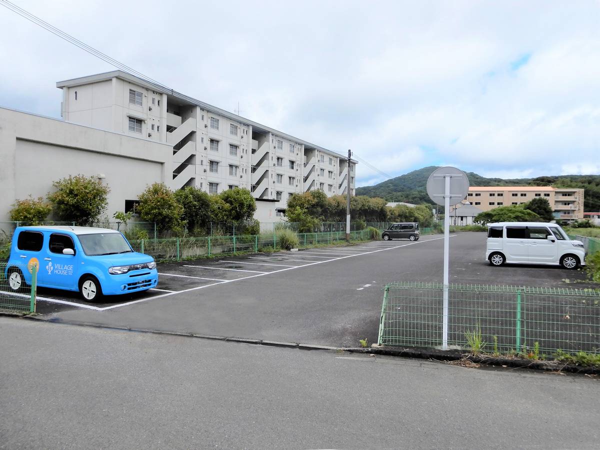 Parking lot of Village House Egami in Sasebo-shi