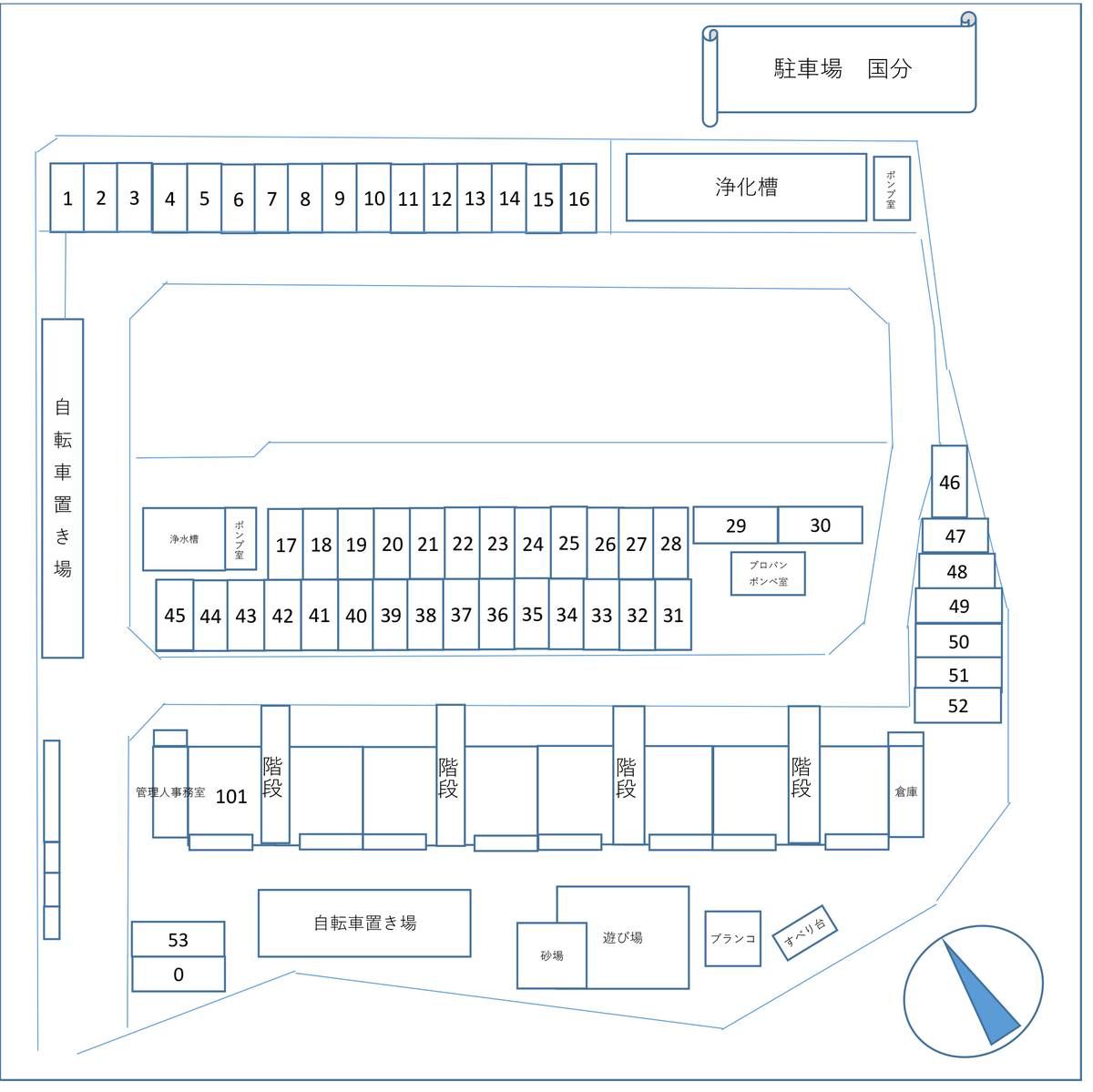 Imabari-shi ရှိ ကားပါကင်နေရာအစီအစဥ်ပြ မြေပုံ ၏ Village House Kokubu