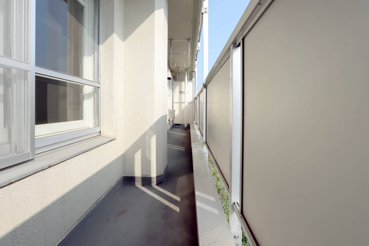 手稲区ビレッジハウス宮の沢のバルコニー