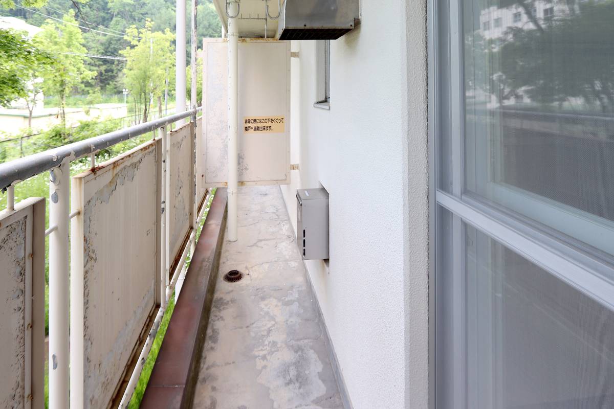 Balcony in Village House Shin Chioda in Yubari-shi