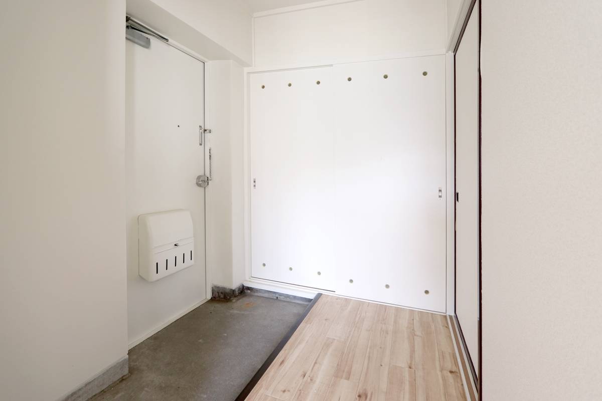 赤平市ビレッジハウス赤平の玄関