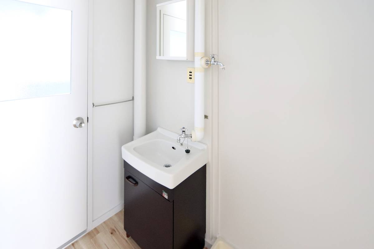 Bồn rửa mặt của Village House Taisei ở Obihiro-shi