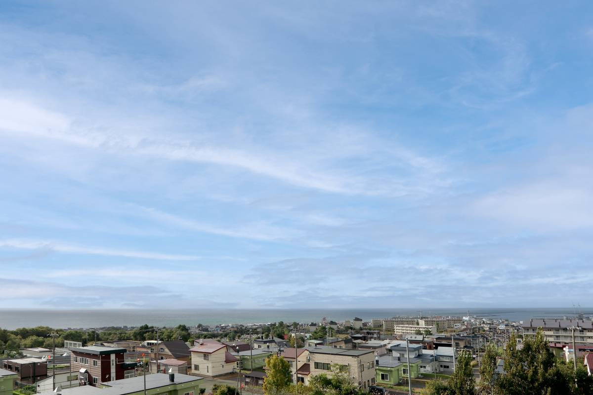 Pemandangan dari Village House Heiwadai di Rumoi-shi