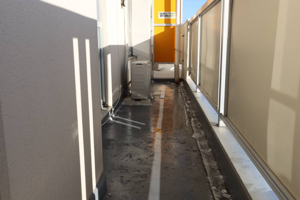 Balkon di Village House Heiwadai di Rumoi-shi