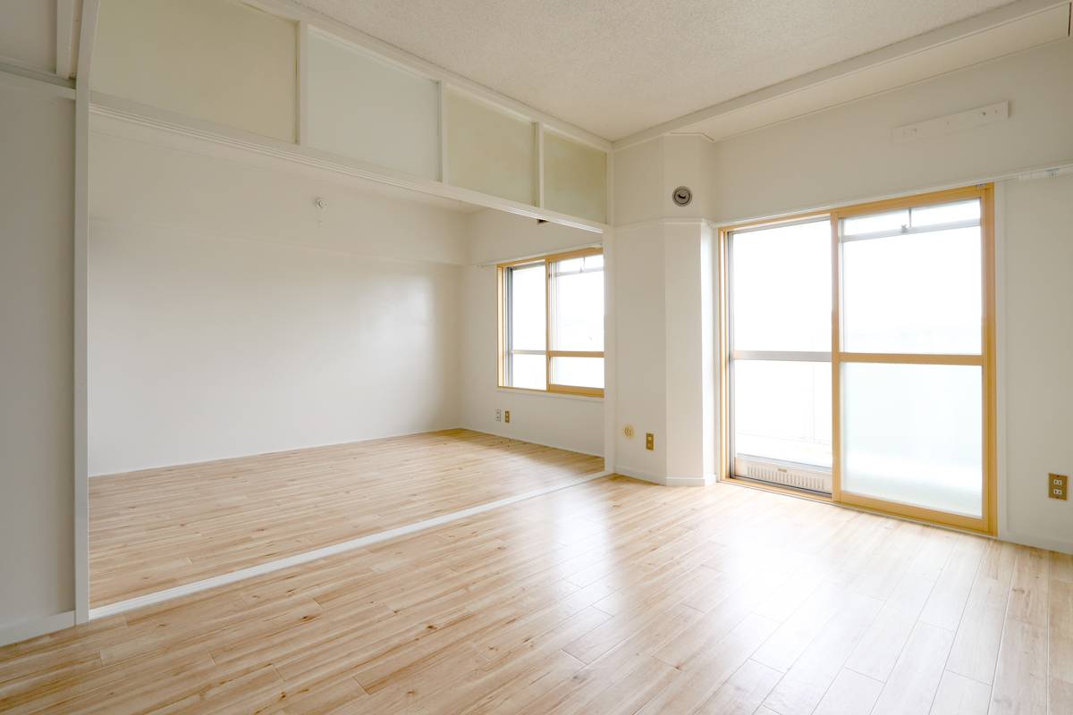 Phòng khách của Village House Shizunai ở Hidaka-gun