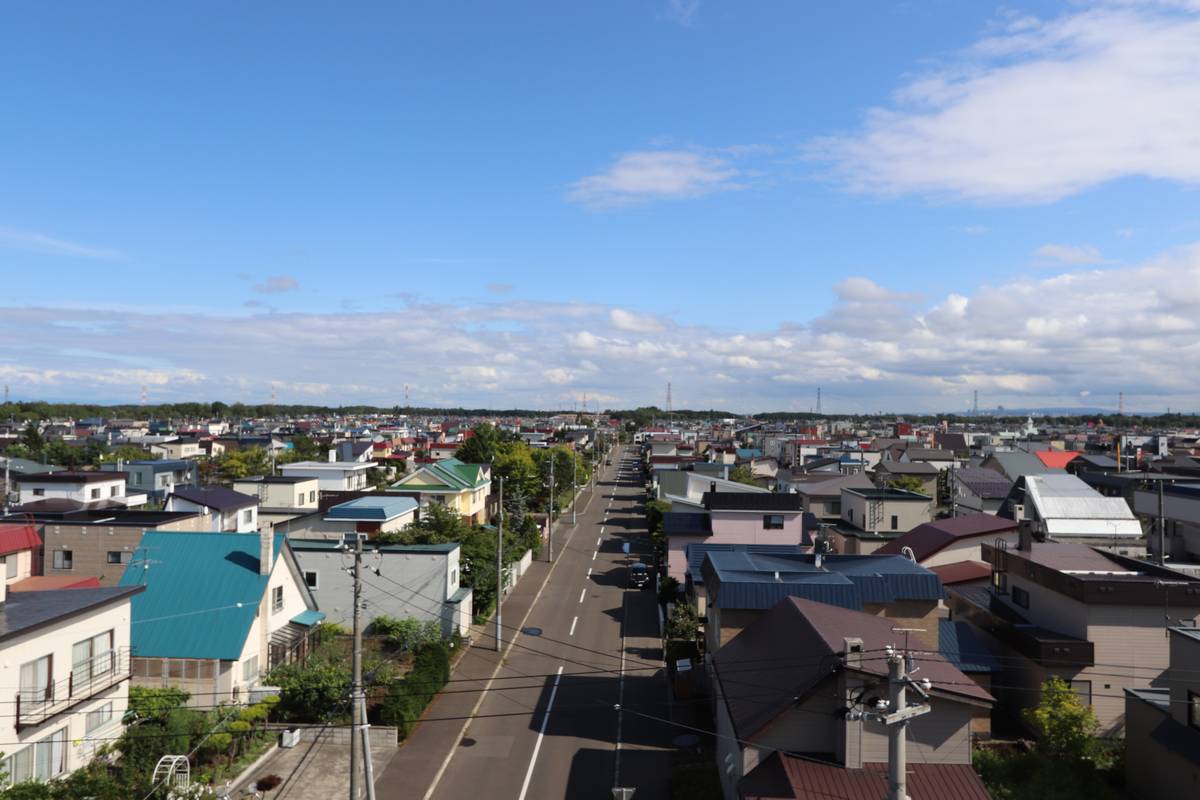 石狩市ビレッジハウス石狩の眺望