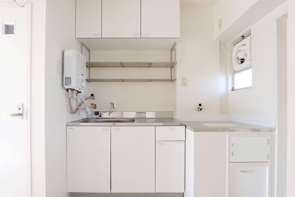 Natori-shi मा Village House Medeshima मा किचन