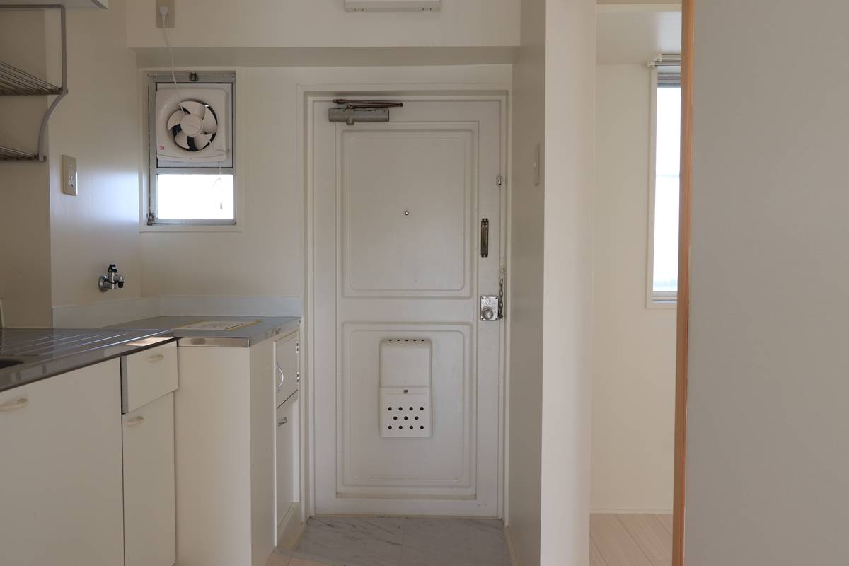 名取市ビレッジハウス愛島の玄関