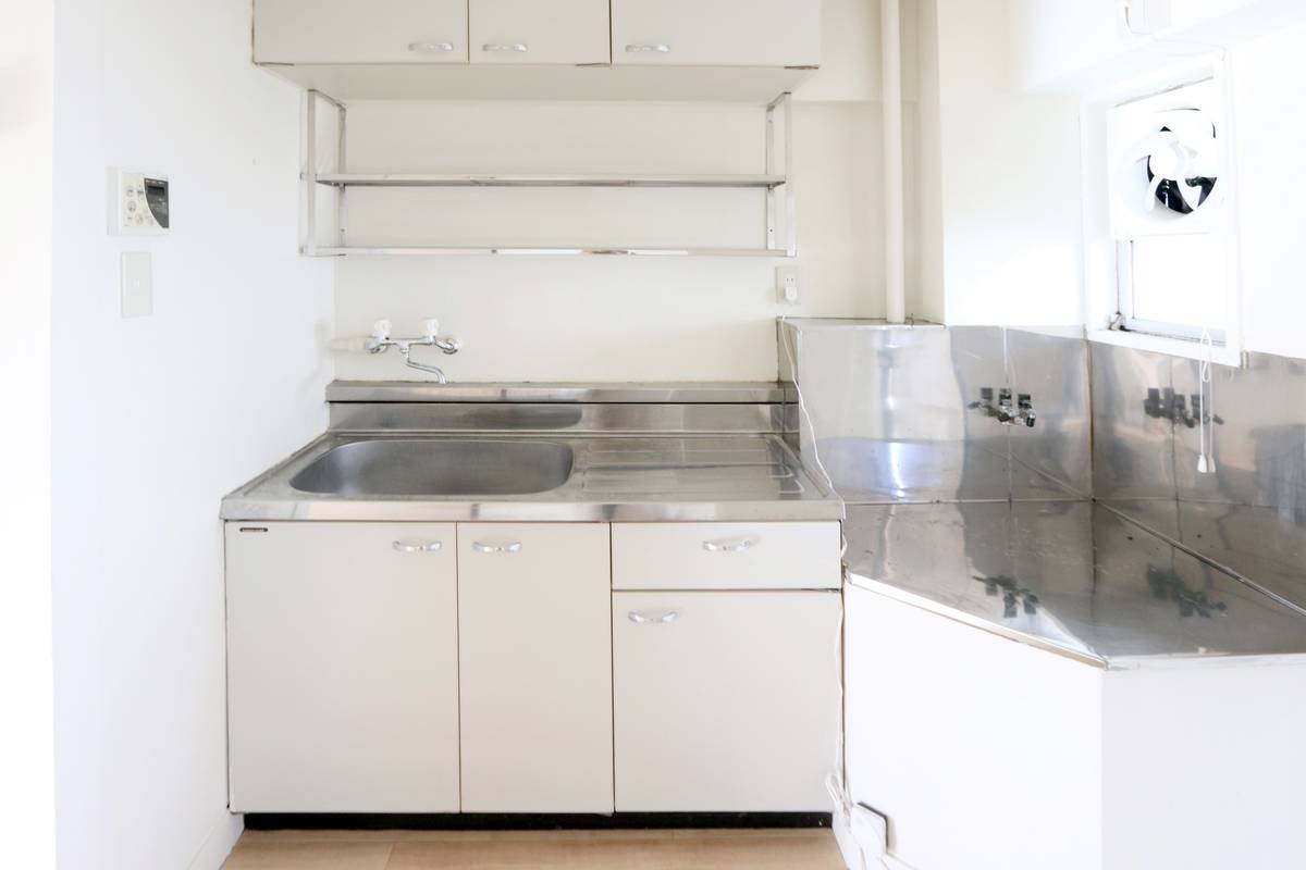 Khu vực bếp của Village House Iwanuma ở Iwanuma-shi