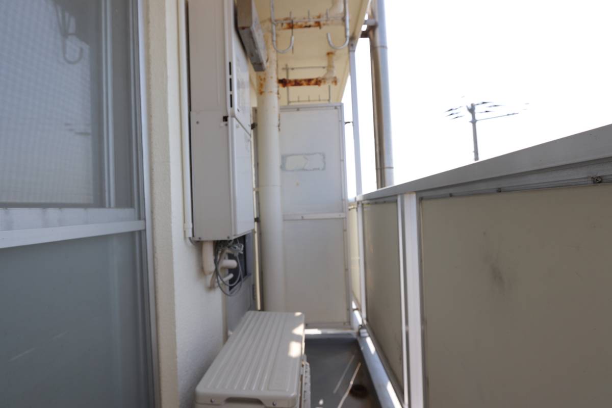 Balkon di Village House Niida di Akita-shi